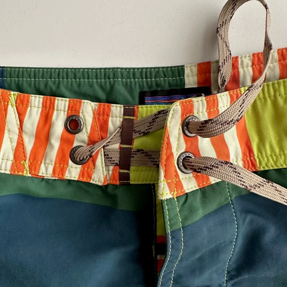 Patagonia Wavefarer Mens Board Shorts Fitz Stripe 34